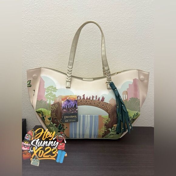 The Lord of The Rings Rivendell Group Silhouette Tote Bag